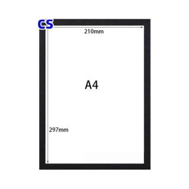 Imagem de Quadro Magnético Para Exibição De Pôsteres A4 A5 A6, Adesivo Reutilizá