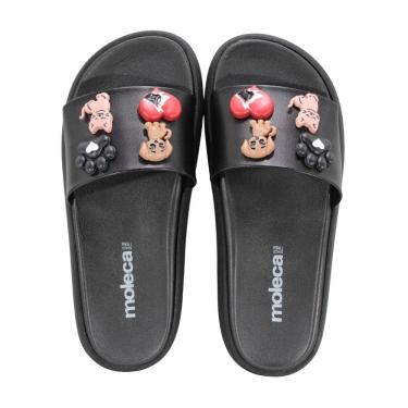 Imagem de Tamanco Feminino Moleca Preto