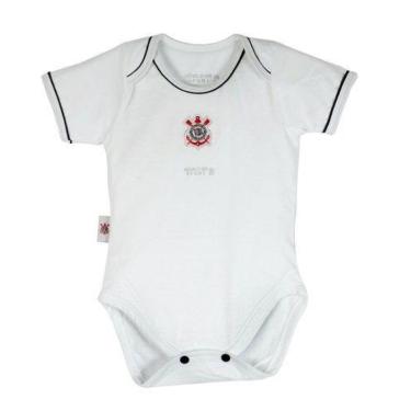 Imagem de Body Bebê Corinthians Manga Curta Unissex Oficial