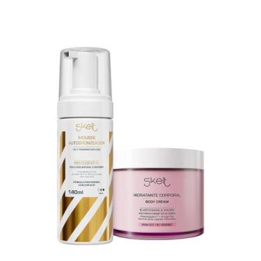 Imagem de Kit Skelt Mousse Autobronzeador e Urban Beat Hidratante Corporal (2 pr