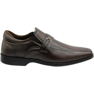 Imagem de Sapato Social West Line Sem Cadarço Aplique Metal Masculino-Masculino