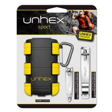 Imagem de Estojo Merheje - Unhex Adventure Amarelo, Kit