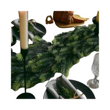 Imagem de Guirlanda Artificial De Natal De 180cm, Decorações Florais Para Porta 