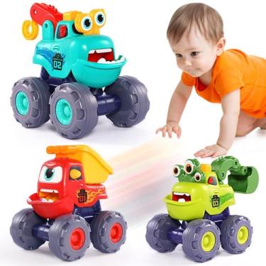 Imagem de Toy Monster Truck OCATO para menino de 1 a 3 anos com carros dobráveis