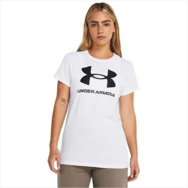 Imagem de Camiseta Treino Feminina UA Live Charged Cotton Secagem Rápida-Feminino