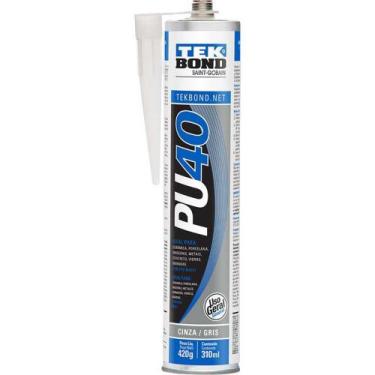 Imagem de Selante de Poliuretano PU 40, Cinza, 310 ml, Tekbond Cinza OstenVonder