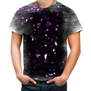 Imagem de Camiseta Desgaste Cube Purple Cubos Púrpuras Violetas 1 - Kasubeck Sto