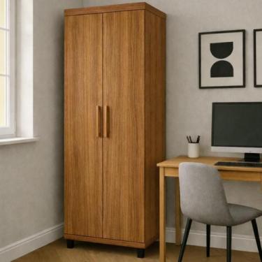 Imagem de Armário Multiuso 2 Portas 189cm, Cozinha, Lavanderia, Quarto, Fácil Mo