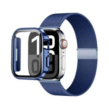 Imagem de Pulseira Milanese Em Ouro, Prata E Estampa De Leopardo Para Apple Watc