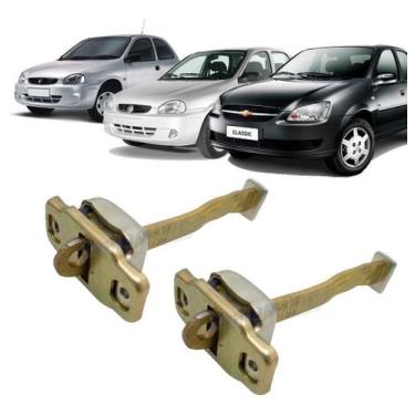 Imagem de Par Limitador Porta 2 / 4 Portas Dianteira Corsa Hatch Sedan Classic  