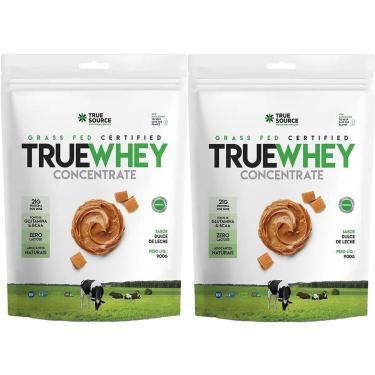 Imagem de Kit 2X True Whey Concentrate - 900g Refil Dulce de Leche - True Source-Masculino