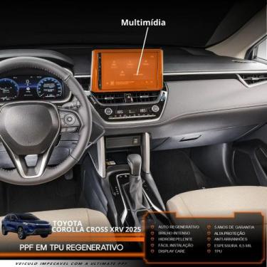 Imagem de Película PPF Multimídia Corolla Cross XRV Hybrid 25 - Ultimate PPF