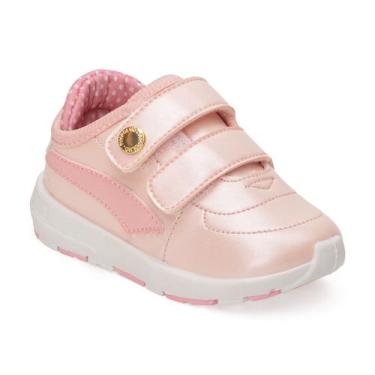 Imagem de Tenis Infantil Bebe Sport Jogging Sem Cadarço Rosa Pimpolho, Rosa, 19