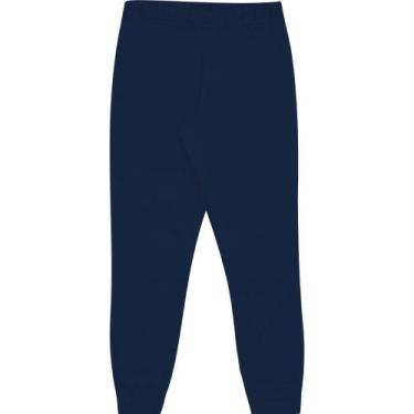 Imagem de Calça Moletom Infantil Menina Pulla Bulla Ref. 50208, Azul marinho, 2