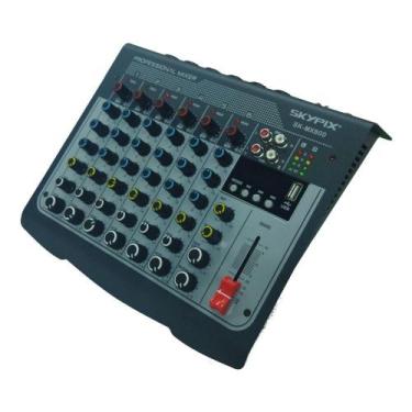 Imagem de Mesa de Som Analógica 6 Canais SK-MX800 - SKYPIX
