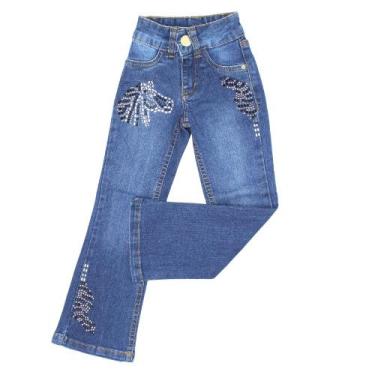 Imagem de Calça Feminina Infantil Pedraria Horse Os Vaqueiros 36732, 4