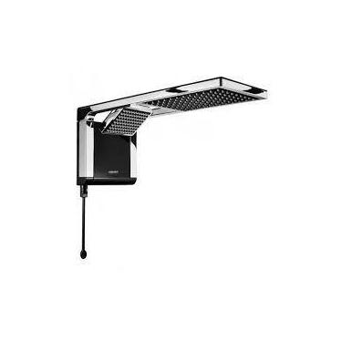 Imagem de Ducha lorenz acqua duo preto/crom 127v 5500w - LORENZETTI