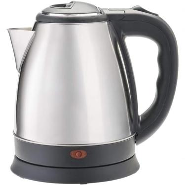 Imagem de Chaleira Elétrica Inox Chaleira Elétrica Inox 1,8L Aço Inoxidável Preto Desligamento Automático 110V