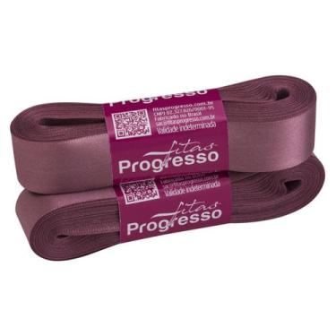 Imagem de Fita de Cetim Progresso 22mm - Nº 5 c/ 10 metros - Rosê