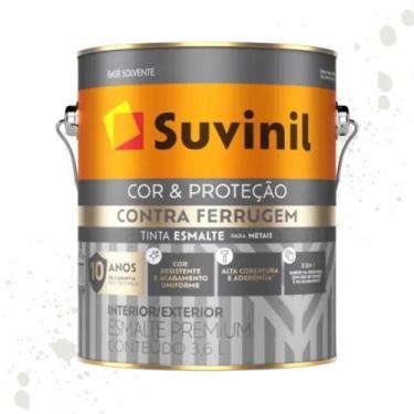 Imagem de Esmalte Cor E Proteção Contra Ferrugem Brilhante Branco Neve Suvinil 3
