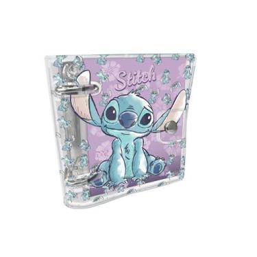 Imagem de Fichario Mini Stitch Fecho Botao 80F - DAC