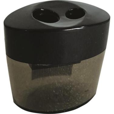 Imagem de Apontador com depósito - 2 Furos - KIT -, Preto