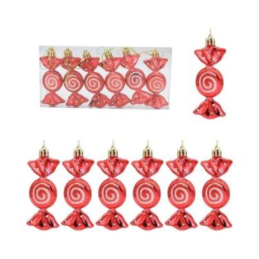 Imagem de Enfeites DIY De Natal Em Forma De Bastão De Gelo, 6 Peças Em Caixa, De