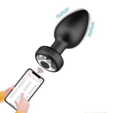 Imagem de Plug Anal de Silicone com Vibro por Aplicativo - Meame