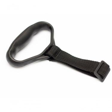 Imagem de Acessório para Exercícios Físicos Puxador para Faixa Elástica e Tubing Antiderrapante Preto Arktus