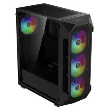 Imagem de Gabinete Gamdias Aura Gc1 Elite Argb Atx Mid Tower Usb 3.0 Lateral De 