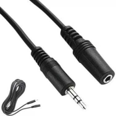Imagem de Cabo extensor p2 macho x p2 femea niquelado 3mts mxt