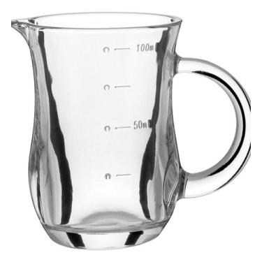 Imagem de Mini Jarra Home&Co 9x8x6cm Vidro Transparente 100ml para Bar Festa e M