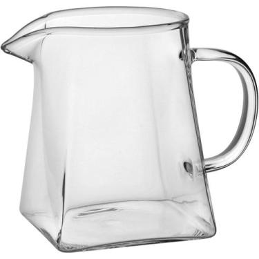 Imagem de Jarra Home&Co 9x7x7cm Borossilicato Transparente 450ml para Água Suco 