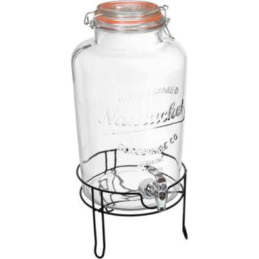 Imagem de Refresqueira Home&Co 47x25x25cm Vidro Transparente 8L para Servir na M