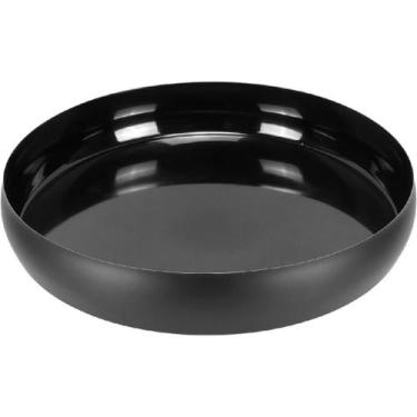 Imagem de Centro de Mesa Home&Co 6x36x36cm INOX Preto Enfeite Decoração para Sal