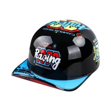 Imagem de Capacete Retro Vintage Aberto Para Adultos, Ideal Para Verão, Motocicl