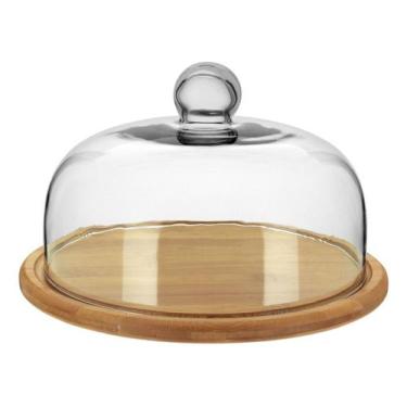 Imagem de Prato Home&Co 15x26x26cm Bambu Natural para Mesa Posta Jantar e Ceia