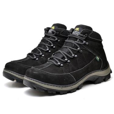 Imagem de Bota Coturno Adventure Masculino Couro Cadarço Macio Trilha-Masculino