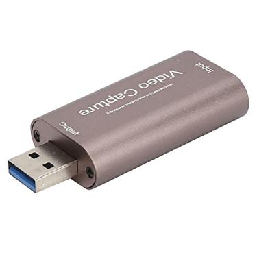 Imagem de Gravação de vídeo OBS Capture Box, suporte 8/10/12 Bit Color Depth and Stable OBS Capture Box Compacta e fácil de transportar para escritório para casa