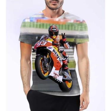 Imagem de Camisa Camiseta Marc Márquez Piloto De Motociclismo Gp 10 - Estilo Kra
