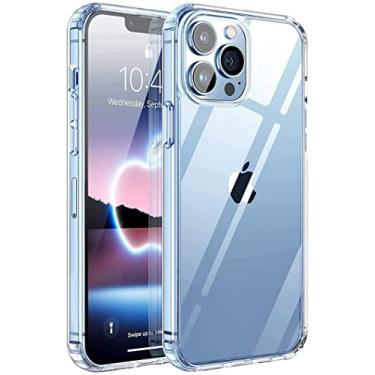 Imagem de Capa Capinha Clear Case Hybrida Compatível Com iPhone 13 mini, 13, 13 Pro, 13 Pro Max (C7COMPANY) (iPhone 13 Pro)