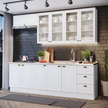 Imagem de Cozinha Compacta 06 peças Amy Branco HP - Branco HP