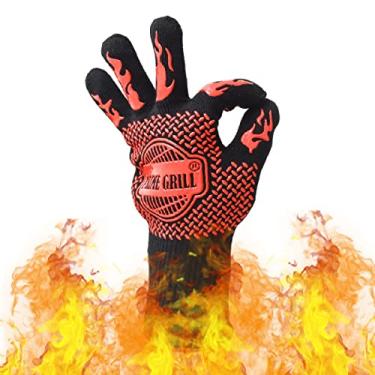 Imagem de Luva De Churrasqueiro Térmica Resistente Cozinha Profissional Premium