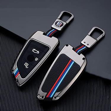 Imagem de CSHU Porta-chaves do carro capa porta-chaves Bolsa com anel, adequado para BMW X1 X3 X4 X5 F15 X6 F16 G30 7 G11 F48 F39 520 525 f30 118i 218i 320i, 12