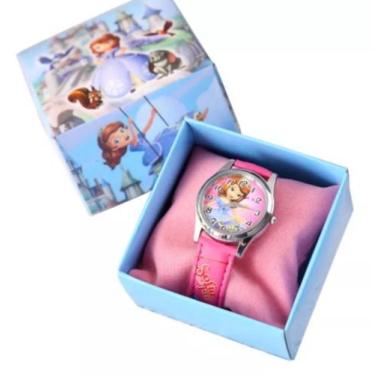 Imagem de Relógio Pulso Infantil Divertido Princesas Caixinha Quartzo - Memory W