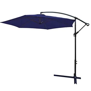 Imagem de Ombrelone Suspenso 3 metros com Proteção UV IWOBL-300AZ Azul