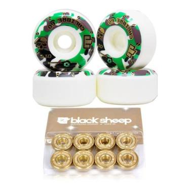 Imagem de Roda Skate Moska Calibre 60mm + Rolamento Importado Gold