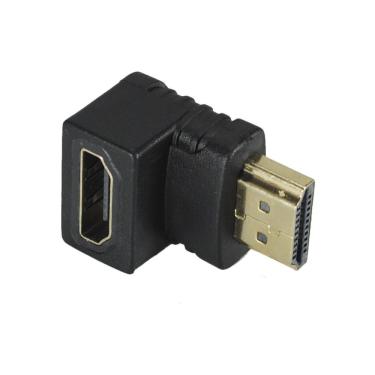 Imagem de Adaptador Hdmi em L Curva 90 Graus Macho Fêmea p/ tv painel