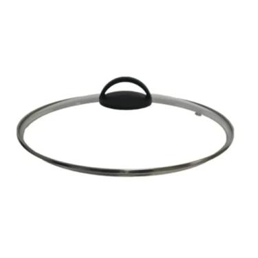 Imagem de Tampa De Vidro Temperado Avulsa Para Panela 28 Cm Com Borda