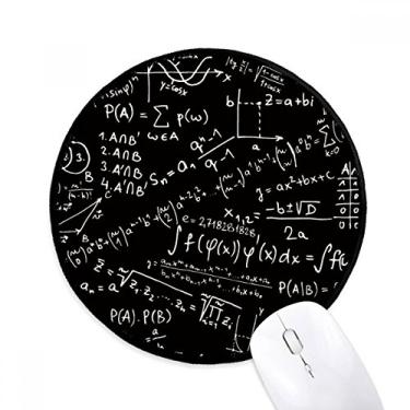 Imagem de Fórmulas Buscando Limites Science Cálculo Figura Mouse Pad Desktop Escritório Tapete Redondo para Computador